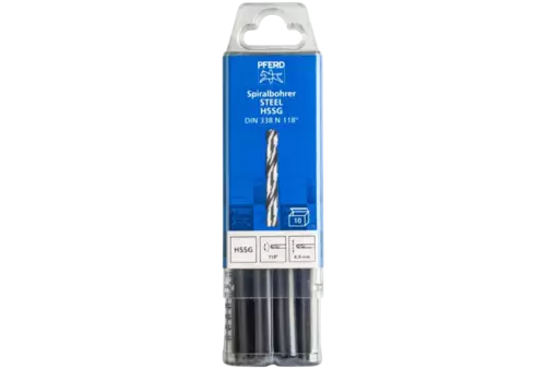 Wiertło spiralne 8,0 mm HSS-G N DIN 338 118° Pferd 25203536 3