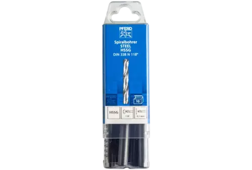 Wiertło spiralne 8,5 mm HSS-G N DIN 338 118° Pferd 25203537 2