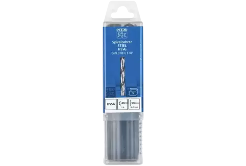 Wiertło spiralne 10,5 mm HSS-G N DIN 338 118° Pferd 25203542 2