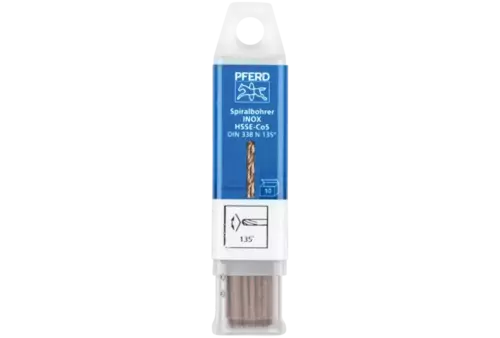 Wiertło spiralne 1,5 mm HSS-E Co5 N DIN 338 135° Pferd 25203549 2