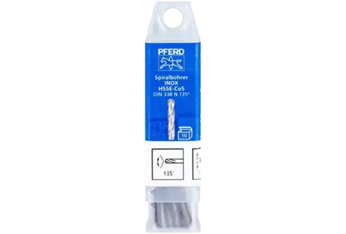 Wiertło spiralne 1,6 mm HSS-E Co5 N DIN 338 135° Pferd 25203550 2