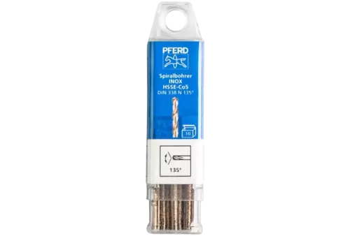 Wiertło spiralne 2,0 mm HSS-E Co5 N DIN 338 135° Pferd 25203551 2
