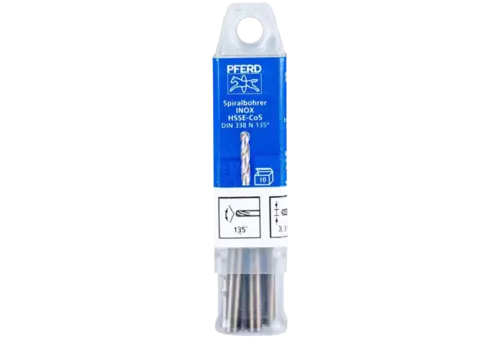 Wiertło spiralne 3,3 mm HSS-E Co5 N DIN 338 135° Pferd 25203555 2