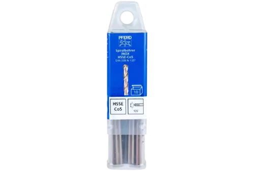 Wiertło spiralne 5,1 mm HSS-E Co5 N DIN 338 135° Pferd 25203565 2