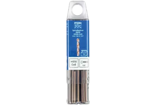 Wiertło spiralne 6,0 mm HSS-E Co5 N DIN 338 135° Pferd 25203569 2