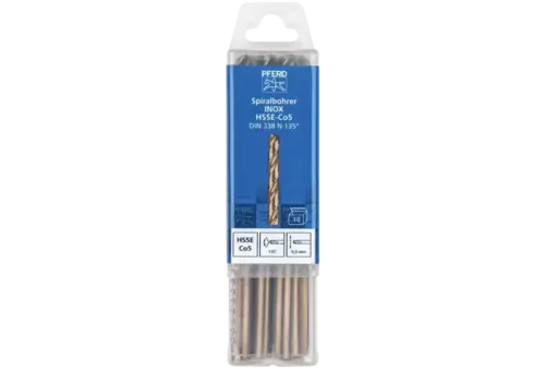 Wiertło spiralne 9,0 mm HSS-E Co5 N DIN 338 135° Pferd 25203576 2