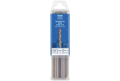 Wiertło spiralne 10,5 mm HSS-E Co5 N DIN 338 135° Pferd 25203580 2