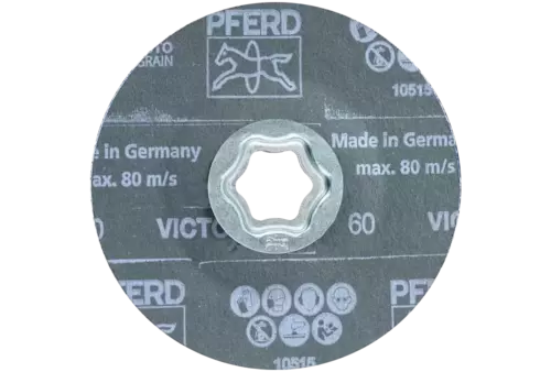 Tarcza włókninowa COMBICLICK Ø 115 mm VICTOGRAIN-COOL60 do stali i stali szlachetnej 2