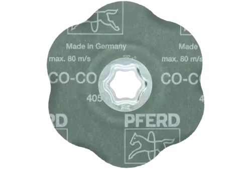 Tarcza fibrowa z ziarnem ceramicznym COMBICLICK Ø125 mm CO-COOL60 CONTOUR do konturów 3