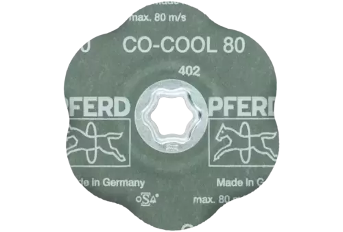 Tarcza fibrowa z ziarnem ceramicznym COMBICLICK Ø125 mm CO-COOL80 CONTOUR do konturów 3