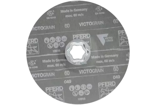 Tarcza włókninowa COMBICLICK Ø 180 mm VICTOGRAIN-COOL60 do stali i stali szlachetnej 3