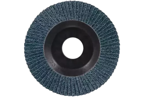 Ściernica listkowa POLIFAN PFC 115 x 22,23 mm stożkowa Z40 linia uniwersalna PSF TRIM STEELOX do stali/stali szlachetnej 3