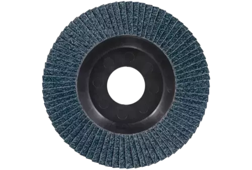Ściernica listkowa POLIFAN PFC 125 x 22,23 mm stożkowa Z60 linia uniwersalna PSF TRIM STEELOX do stali/stali szlachetnej 3