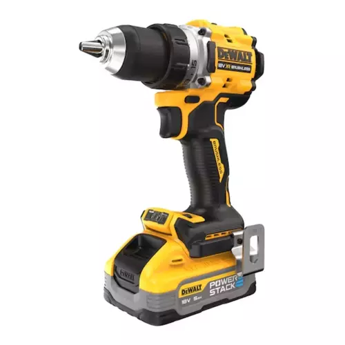 Wiertarko-wkrętarka 18V XR 90Nm - 2xPOWERSTACK 5Ah + ładowarka + walizka DeWalt DCD800H2T-QW 2