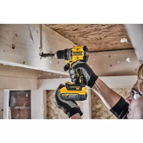 Wiertarko-wkrętarka 18V XR 90Nm - 2xPOWERSTACK 5Ah + ładowarka + walizka DeWalt DCD800H2T-QW 4