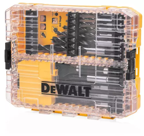 Zestaw wierteł do drewna oraz bitów 57 elementów DeWALT DT70768 2