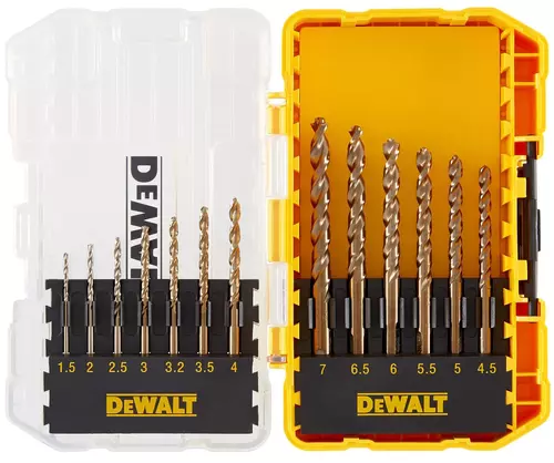 Zestaw 13 wierteł do metalu 1,5-7 mm Extreme 2 HSS DeWALT DT70710 3