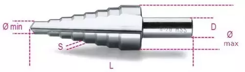 Wiertło stożkowe bezstopniowe 30-40mm HSS Beta 425/7 2