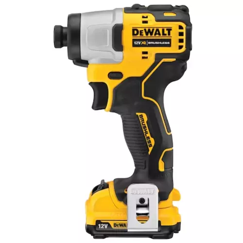 Zakrętarka udarowa 1/4 12V + 2x2Ah + ładowarka + walizka DeWalt DCF801D2 3