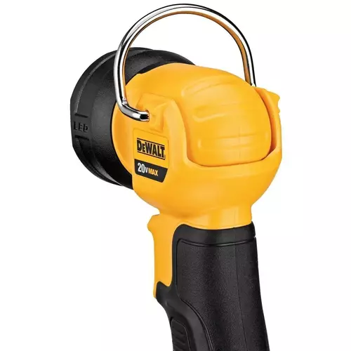 Lampa LED z obrotową głowicą b/aku 18V XR DeWalt DCL040-XJ 4