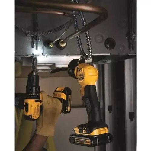 Lampa LED z obrotową głowicą b/aku 18V XR DeWalt DCL040-XJ 5
