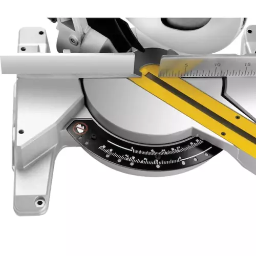 Pilarka ukosowa 250 mm z przesuwną głowicą i diodowym wskaźnikiem linii cięcia XPS DeWalt DWS778-QS 4
