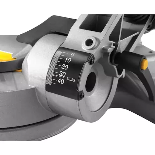 Pilarka ukosowa 250 mm z przesuwną głowicą i diodowym wskaźnikiem linii cięcia XPS DeWalt DWS778-QS 5