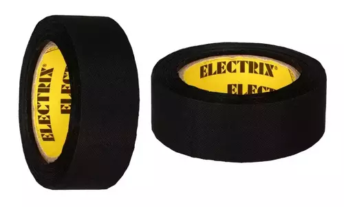 Taśma tkaninowa 10 m x 19 mm czarna o wysokiej wytrzymałości Anticor ELECTRIX 160 2
