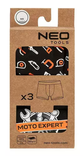 Bokserki basic 3-pack roziar M Neo Tools 81-679-M 5