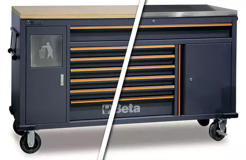 Panele do wieszania narzędzi do wózka MWS system C45PRO Beta C45PRO2.0/CPF 4