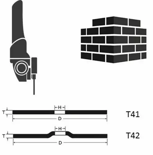 Tarcza do cięcia betonu 115x1,6x22,23 C36S Standard płaska AbraBETA 000500115 2