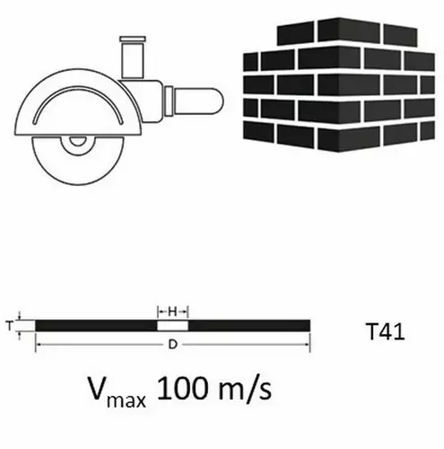 Tarcza do cięcia betonu 300x3,8x20 C30S Standard płaska AbraBETA 000581300 2