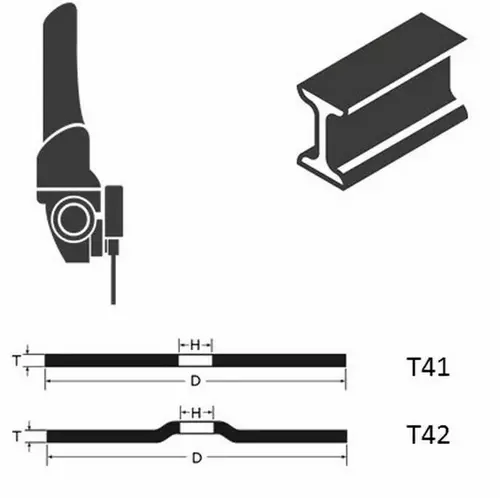 Tarcza do cięcia betonu 230x2x22,23 A36R Standard płaska AbraBETA 000700230 3