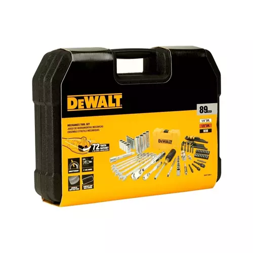 Zestaw narzędzi 89 el. 1/4" 3/8" z nasadkami DeWALT DWMT738001 3