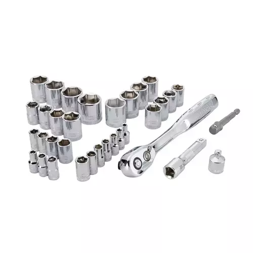 Zestaw nasadek 34 el. 1/4" 3/8" z grzechotką DeWalt DWMT450340 3