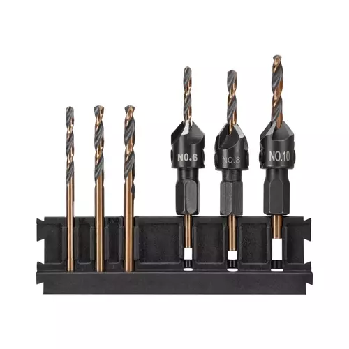 Zestaw wierteł z pogłębiaczami 6-12mm "obróć i pracuj" 25 szt. DeWalt DT70779T 3