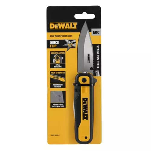 Nóż składany kieszonkowy 82mm DeWalt DWHT10993-0 9