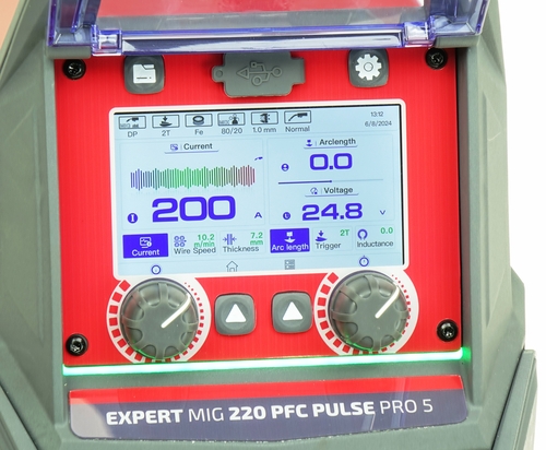 EXPERT MIG 220 PFC PULSE Pro5 LCD 7