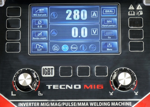 TECNO MIG 286 PULSE SYNERGIC LCD 6