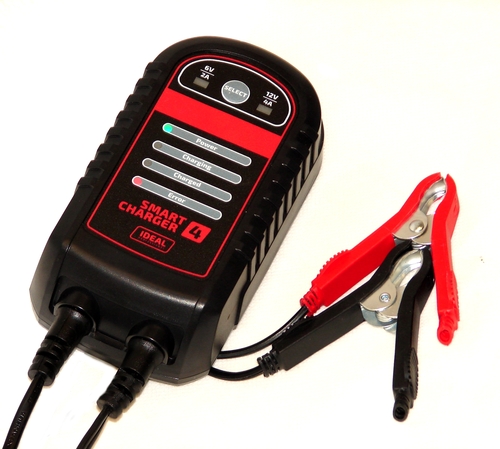 Inteligentny prostownik do ładowania akumulatorów WET/GEL/MF/AGM SMART CHARGER 4 6/12V 3