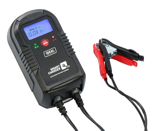 Inteligentny prostownik do ładowania akumulatorów WET/GEL/MF/AGM SMART CHARGER 4 LCD 6/12V 3