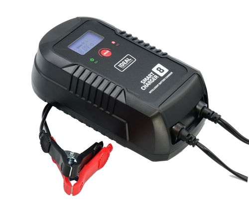 Inteligentny prostownik do ładowania akumulatorów WET/GEL/MF/AGM SMART CHARGER 8 LCD 6/12V 4