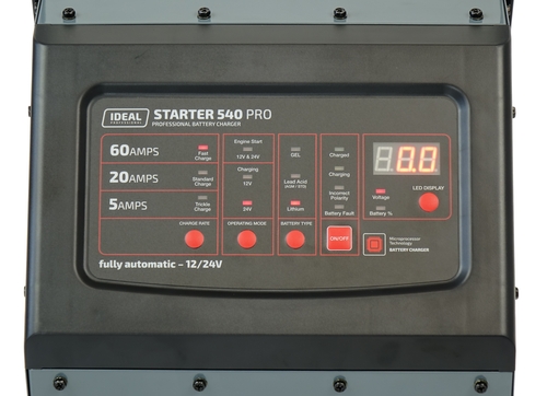 STARTER 540 PRO STD/GEL/AGM/Lithium 12/24V 5