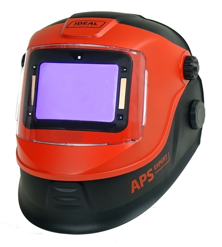 Przyłbica APS Expert P31 F1 BLACK+RED 2
