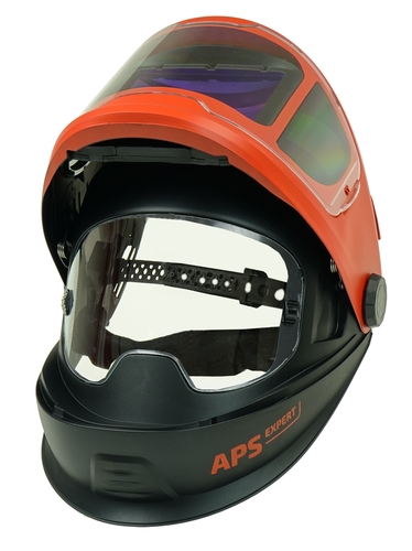 Przyłbica APS Expert P33 RC2 FS1 BLACK+RED 3