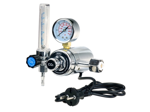 Reduktor CO2/Ar z rotametrem i podgrzewaczem 230V 4