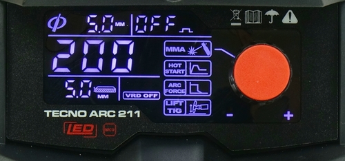 TECNO ARC 211 LED MMA/TIG VRD 5