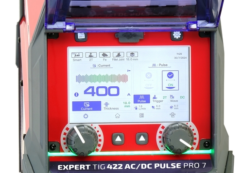 EXPERT TIG 422 AC/DC PULSE Pro7 LCD 6