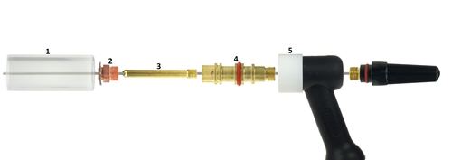 Zestaw części PYREX M 2,4mm TIG17-26-18 5