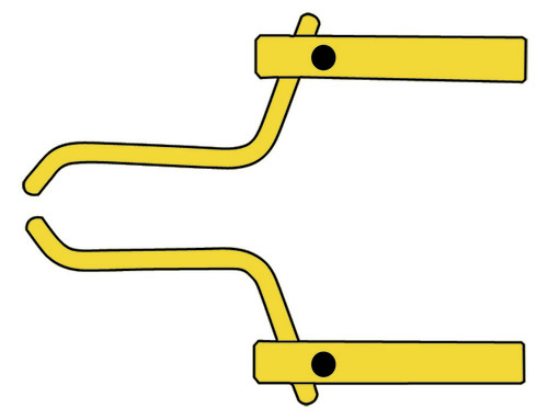 Ramiona z elektrodami klamrowymi L=120 XA4 3